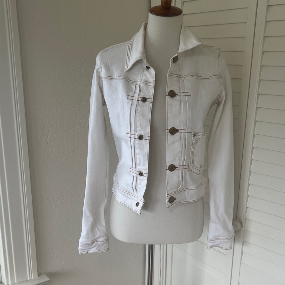 True Religion Lindsay Lonestar Pleated Front Jacket